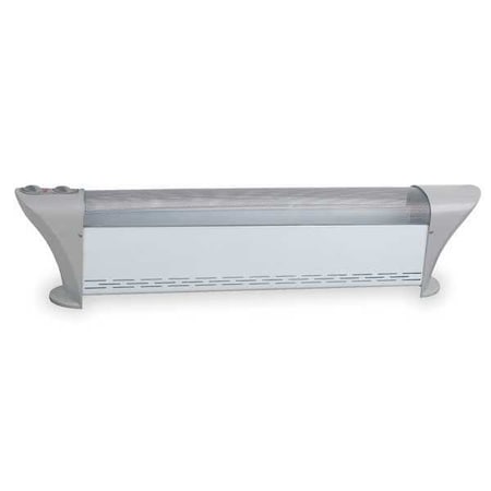 Electric Baseboard Heater, 1500W, 120V AC, 1 Phase, 5118 BtuH, Non-Oscillating