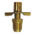Drain Cock,Brass,MNPT,1/4 In