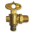 Drain Cock,Brass,MNPT,1/4 In
