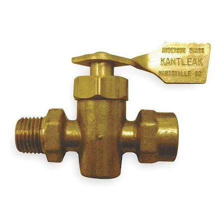 Marine Ground Plug Valve,1/4 In,Brass