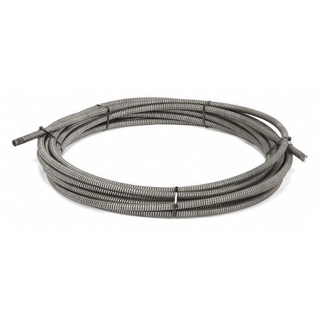 Drain Cleaning Cable, 5/8 in Dia, 25 ft L
