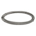 Drain Cleaning Cable, 3/4 in Dia, 75 ft L