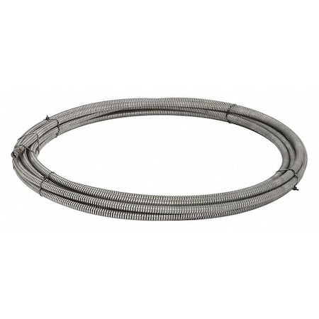 Drain Cleaning Cable, 3/4 in Dia, 75 ft L