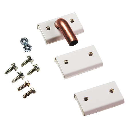 Cond Drain Kit, 7 in H, Metal/Plastic, 10PK