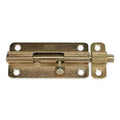 Barrel Slide Bolt, Yellow Zinc, 4 In. L