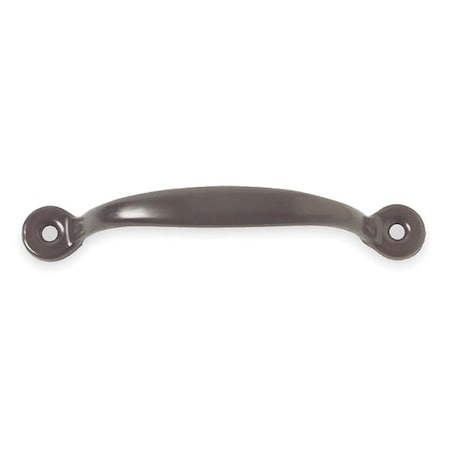 Door Pull, Steel, 4 7/8 In L, Unthr. Through Holes