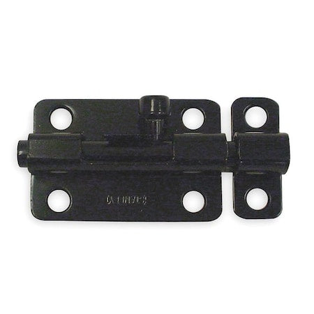 Slide Barrel Bolt, Black, 3 In