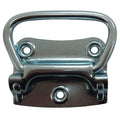 Chest Handle, Steel, 2 3/4 In L, Zinc, Unthr. Through Holes