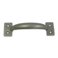Utility Pull, Steel, 6 1/2 In L, Galv., Unthr. Through Holes