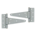 Tee Hinge, Steel, 1 13/16 in Leaf W x 4 1/4 in Leaf H, Galvanized Steel