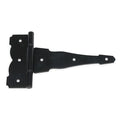 Tee Hinge, Steel, 1 9/32 in Leaf W x 5 1/2 in Leaf H, Black Enamel