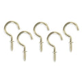 Cup, Type Hook, Brass, Length 1 In, PK20