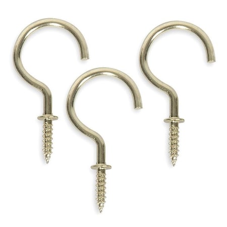 Cup, Type Hook, Length 1 1/2 In, PK20