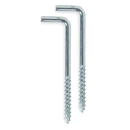Square Hook, Length 2 3/8 In, PK20
