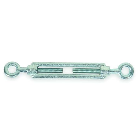 Turnbuckle, Steel, Length 4 In