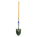 Round Point Shovel, 14 ga Not Applicable Blade, Steel Blade, Standard Step, 48 in L Natural