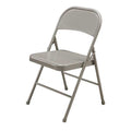 Steel Folding Chair, Beige
