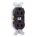Straight Blade Receptacle, 5-15R, 15 A, 125V AC, 2 Pole, 3 Wire, Flush Mount, Grounded