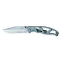 Locking Pocket Knife, Serrated, 3 In Blade