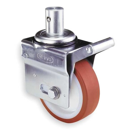 Scaffold Caster, Polyurthan, 5 in., 1320 lb