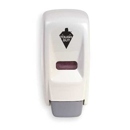 800mL Dispenser, Push-Style, White
