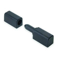 Lift-Off Hinge, Zinc, Full Surface Mounting, 11/16 in Leaf W x 2 1/2 in Leaf H, Black Powder Coat