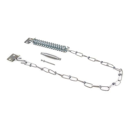 Crash Chain, 25-1/2 In L, 7/16 In W, Silver