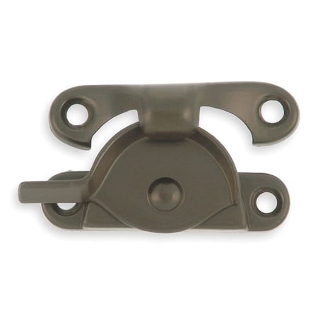 Window Sash Lock, Bronze, L 2 7/16 In