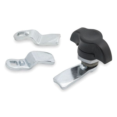Cam Latch, Nonlocking, Black Powder Coated