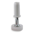 Pivot Wheel, Nylon, White, L 7/8 In