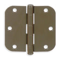 Door and Butt Hinge, Steel, Full Mortise Mounting, 1 1/2 in Leaf W x 3 1/2 in Leaf H