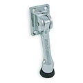 Lever Door Holder, Zinc, Silver, 1-7/16"W
