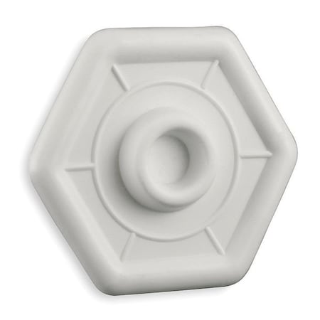 Protector Plate, White, Dia. 3-4/5 In.