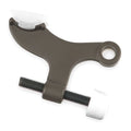 Hinge Pin Door Stop, Steel, Bronze, 2"H x 1-3/4"W