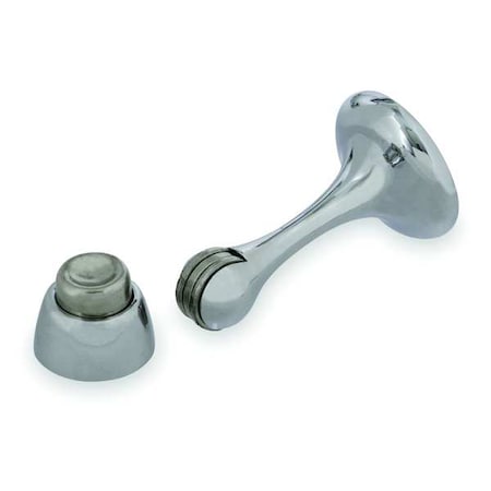 Magnetic Door Holder, Chrome, Silver, Wall