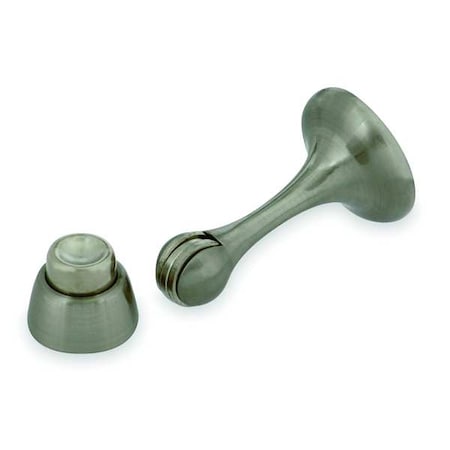 Magnetic Door Holder, Satin Nickel, Wall