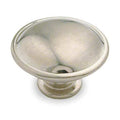 Cabinet Knob, Zinc, Satin Nickel, Proj. 7/8", PK.5