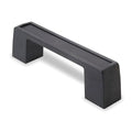 Grab Handle, Plastic, Black, L 5 7/8, Threaded Holes