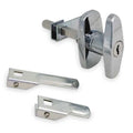 Cam Latch, Keyed, Chrome, T Handle