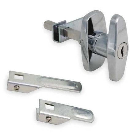 Cam Latch, Keyed, Bright Chrome