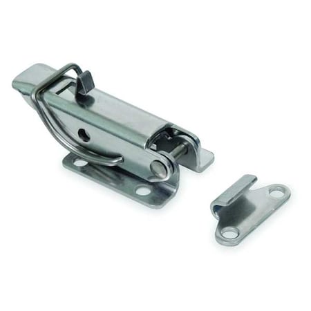 Draw Latch, Nonlocking, Passivated, Mounting Hole Dia.: 11/64 in