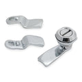 Cam Latch, Nonlocking, Chrome, Slotted Head