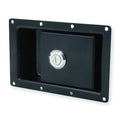Pivot Pawl Latch, Keyed, Blk Powder Coated