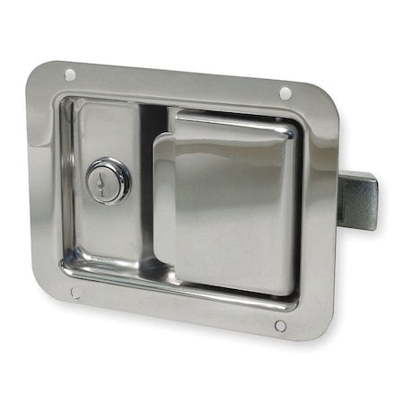 Paddle Latch, Passivated, 5-1/2 in. W