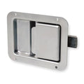 Paddle Latch, Nonlocking, Zinc Plated, Grip: 59/64 in