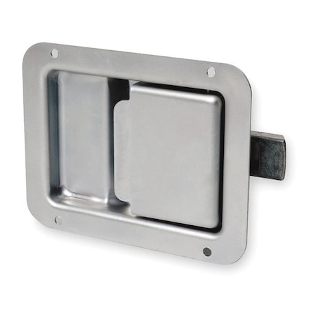 Paddle Latch, Nonlocking, Zinc Plated, Catch/Latch Material: Steel
