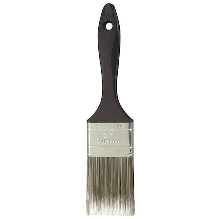 2" Flat Sash Soft, Polyester Bristle, Paint Brush, Plastic Handle