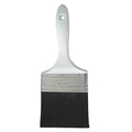 4" Flat Sash Soft, Polyester Bristle, Paint Brush, Plastic Handle