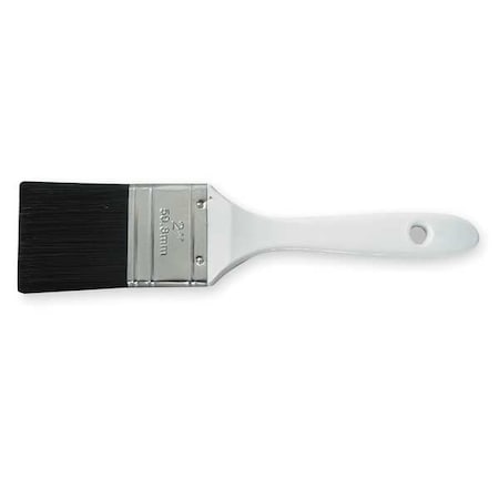 2" Flat Sash Soft, Polyester Bristle, Paint Brush, Plastic Handle