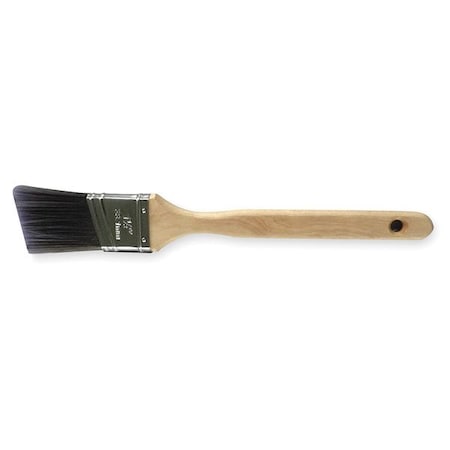 1-1/2" Angle Sash Firm, Polyester Bristle, Paint Brush, Sealed Wood Handle